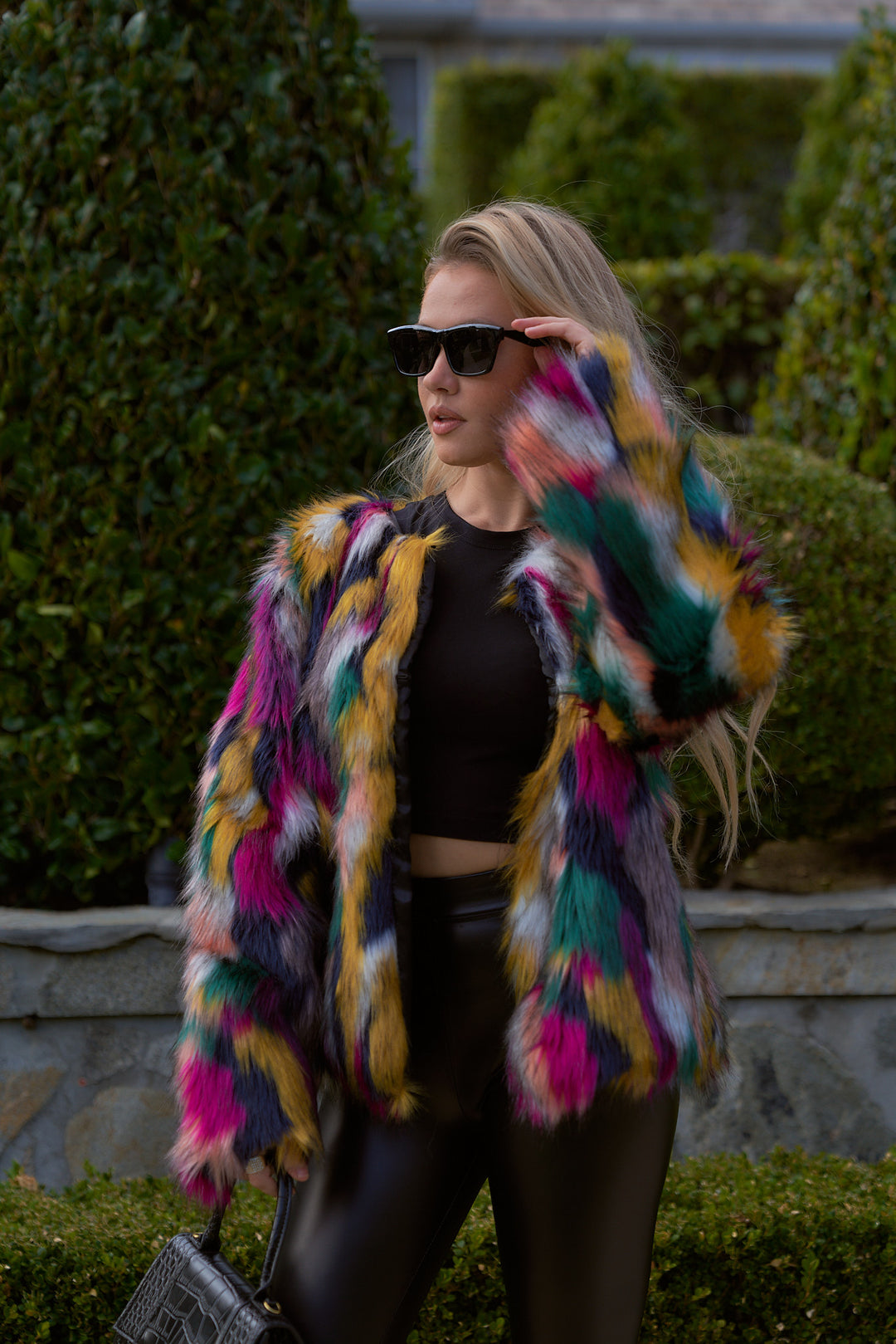 Colorful Fur Jacket