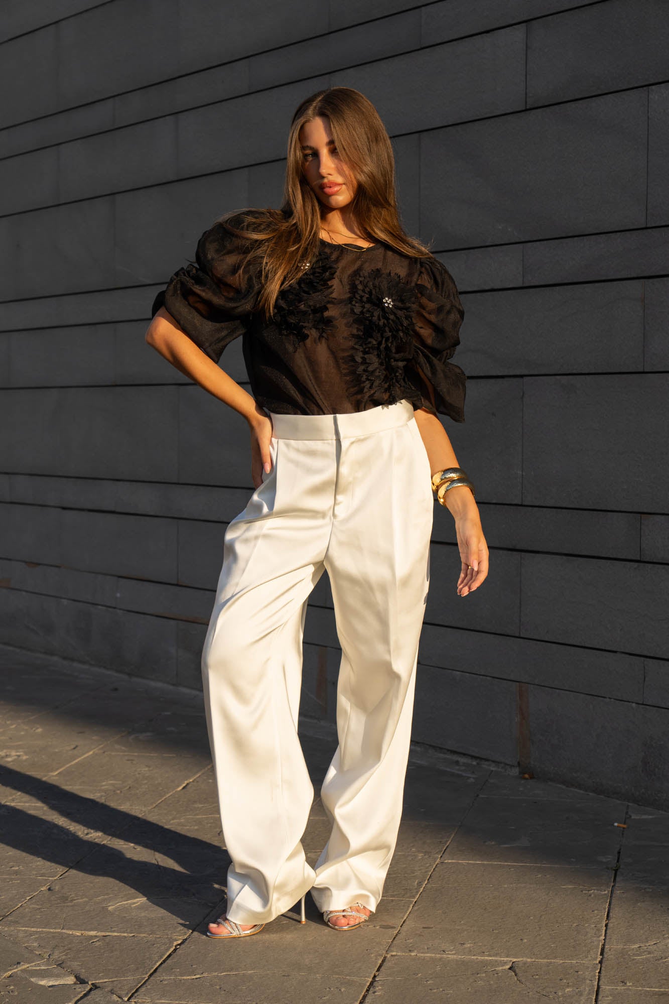 See-through 3D Flower Top – I Too Fashion