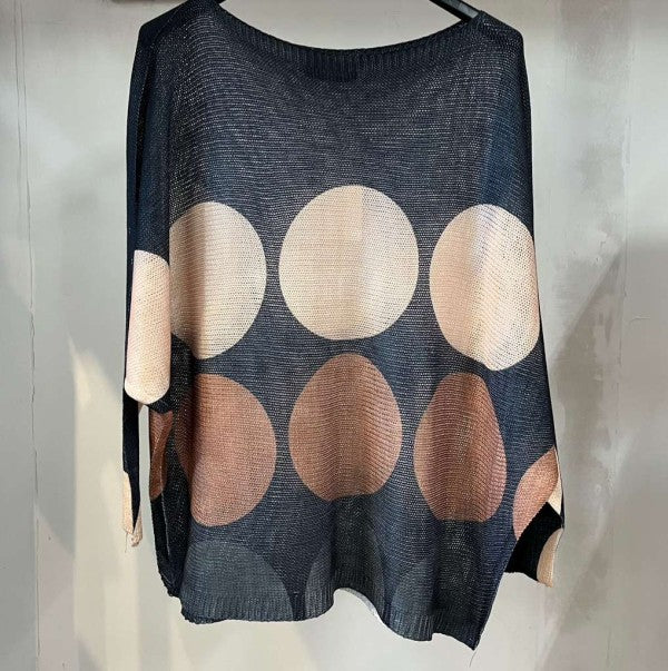 Printed Knitted Top