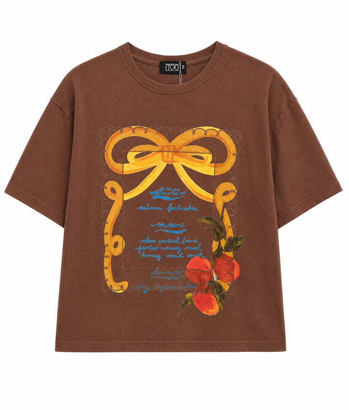 Oversized Graphic Cotton T-Shirt