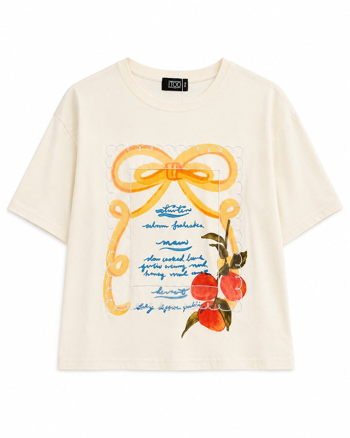 Oversized Graphic Cotton T-Shirt