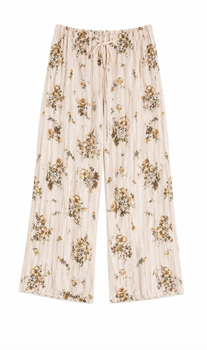 Floral Linen Lounge Set
