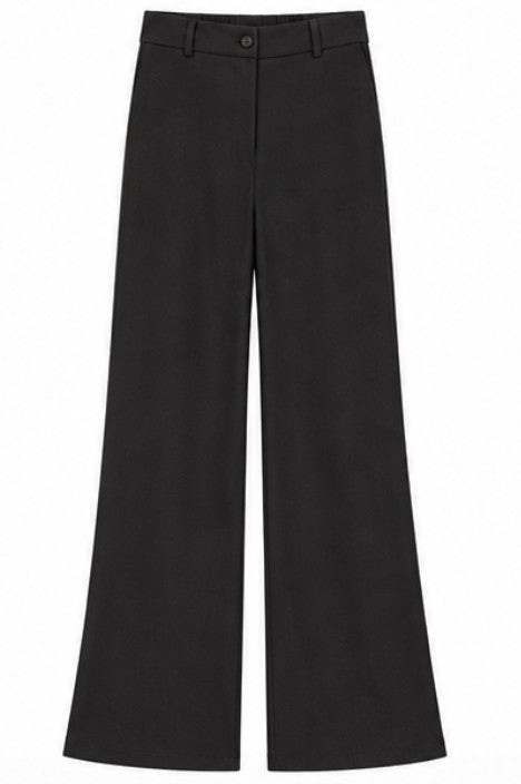 Lace Corset Vest & Wide-Leg Trouser Suit