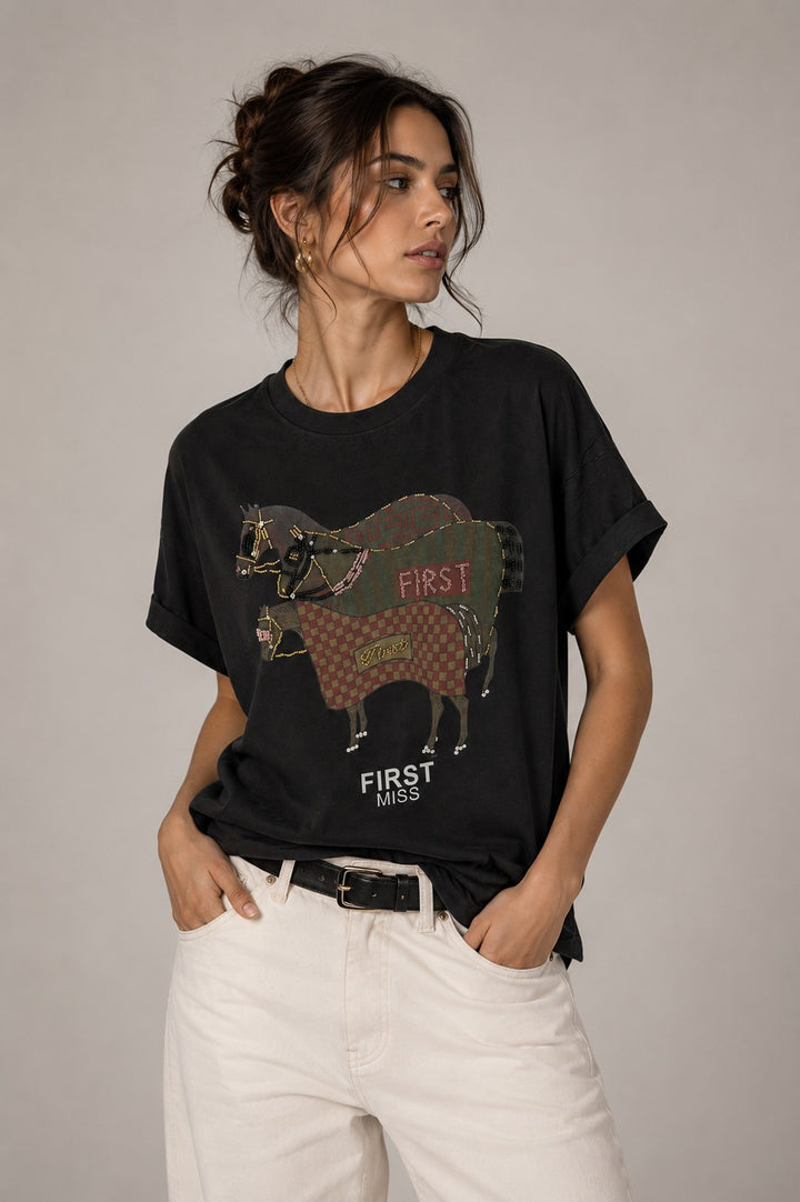Horse Graphic T-Shirt