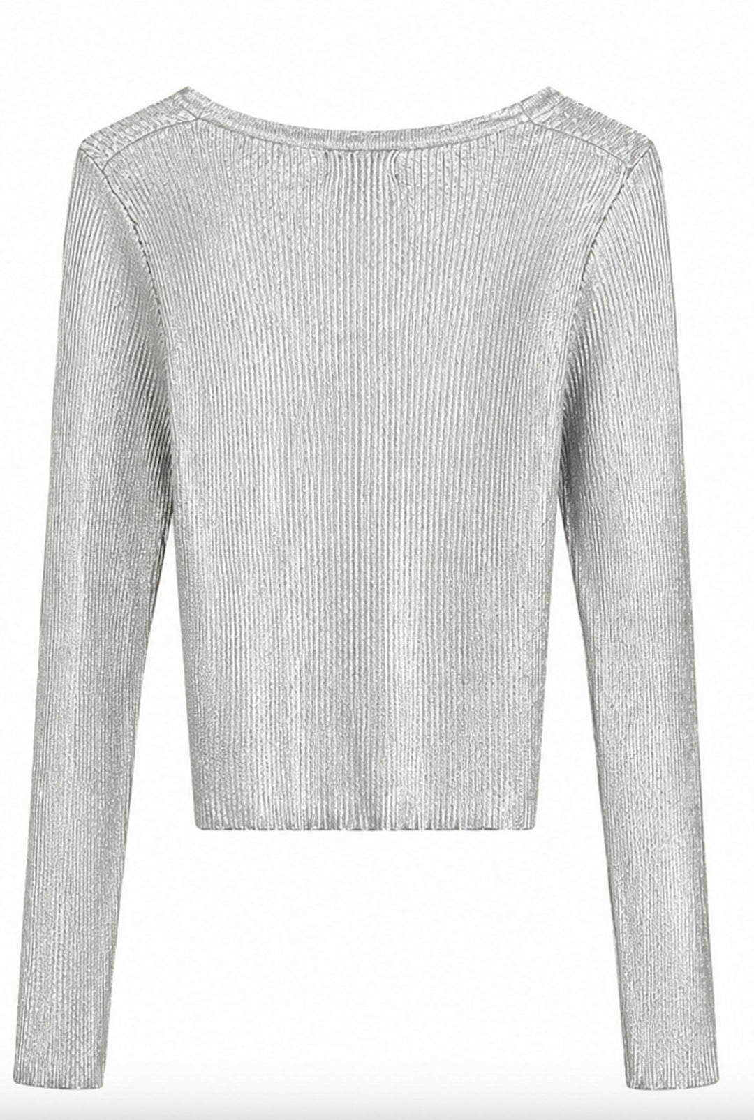 Metallic Knit Cardigan