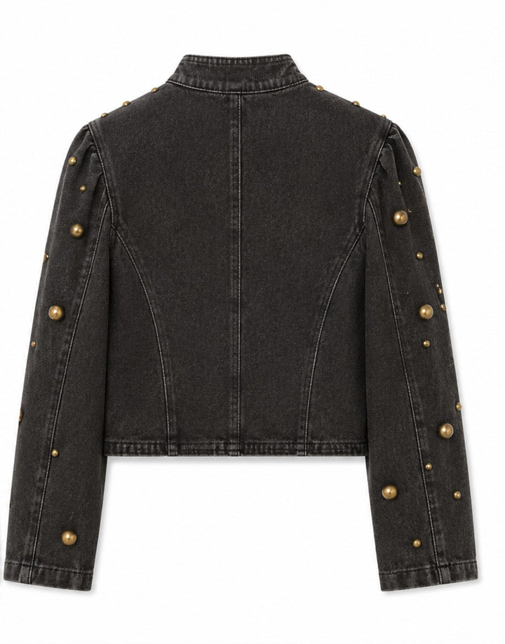 Studded Cropped Jacket