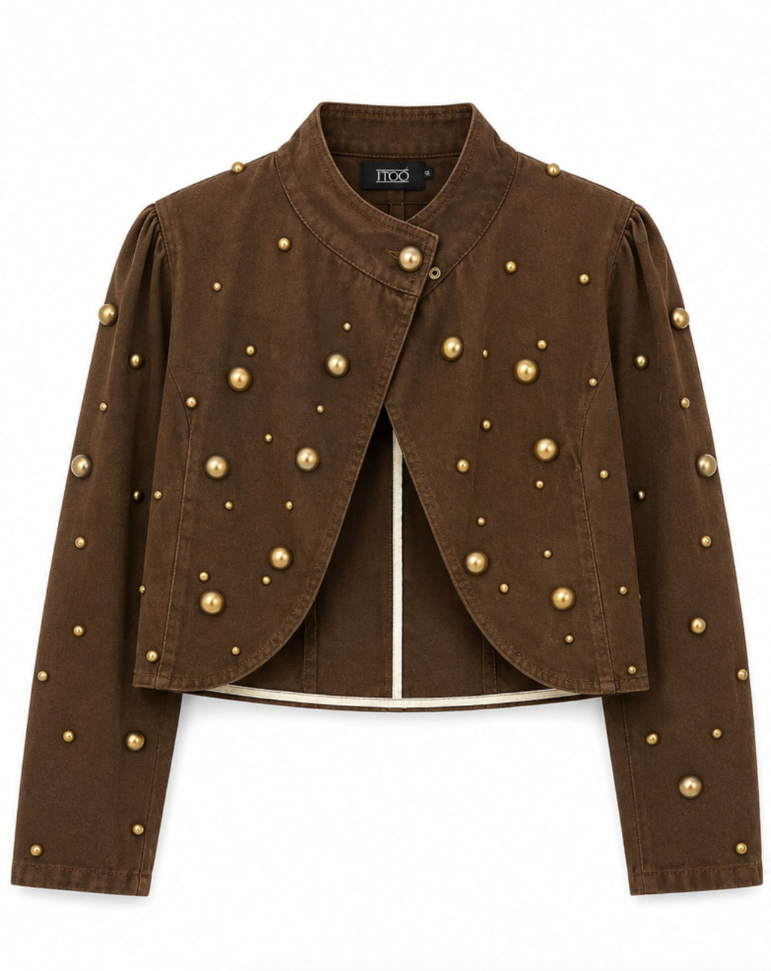 Studded Cropped Jacket