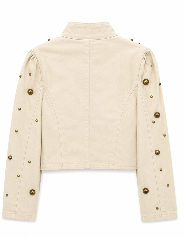 Studded Cropped Jacket