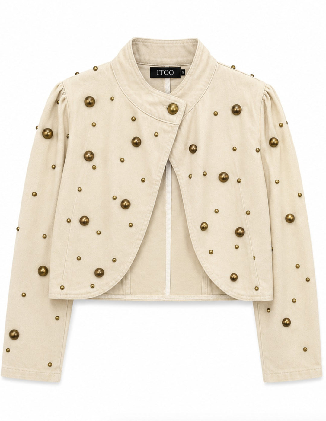 Studded Cropped Jacket