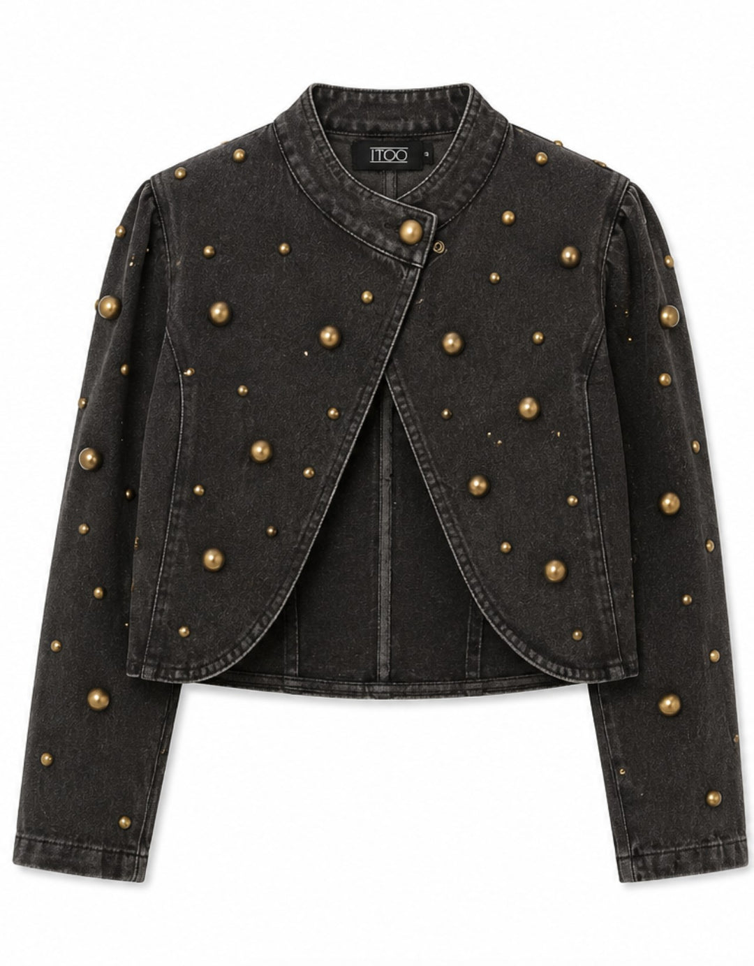 Studded Cropped Jacket