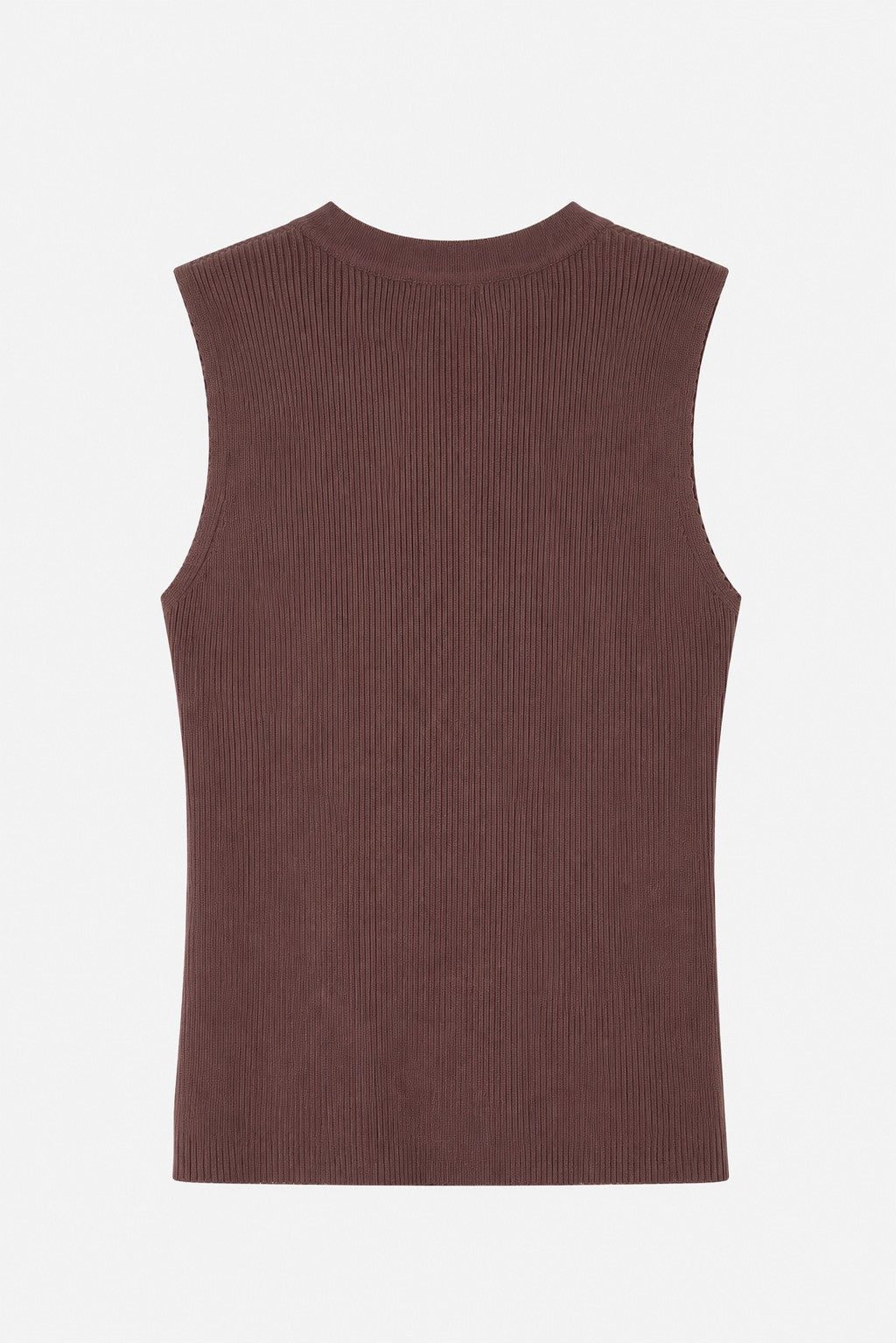 Button cut out Ribbed top