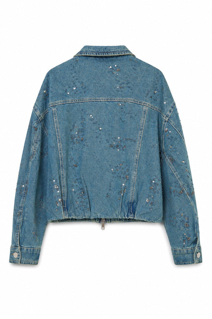 POP STAR BLING MOTO JACKET