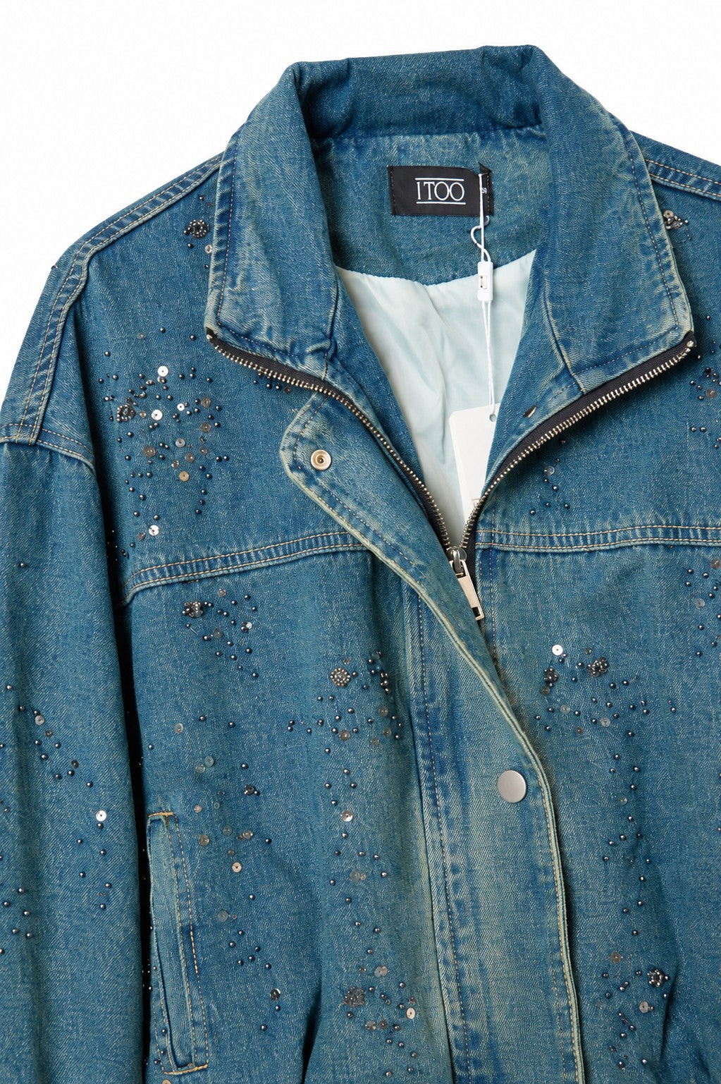 POP STAR BLING MOTO JACKET