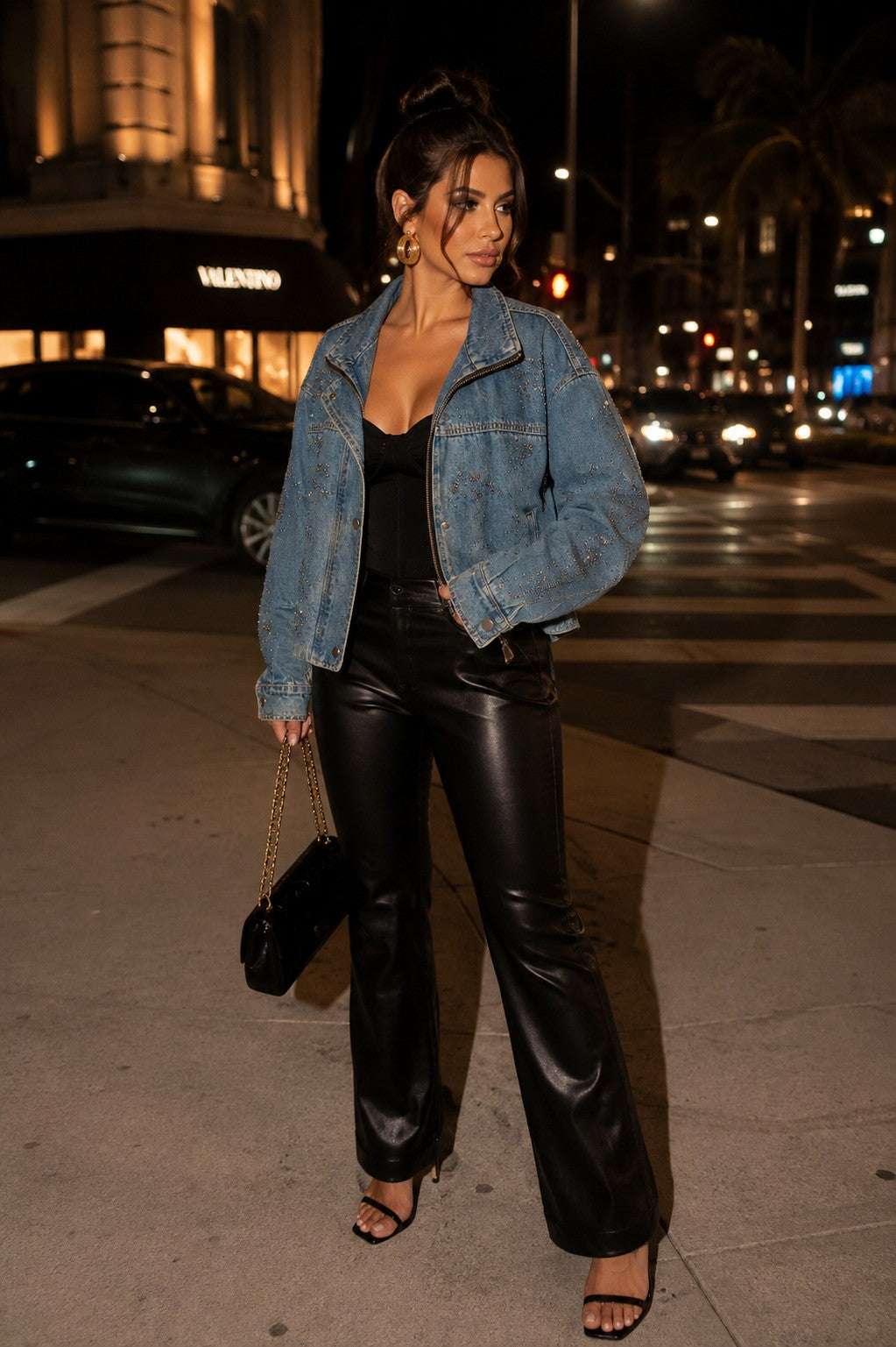 POP STAR BLING MOTO JACKET