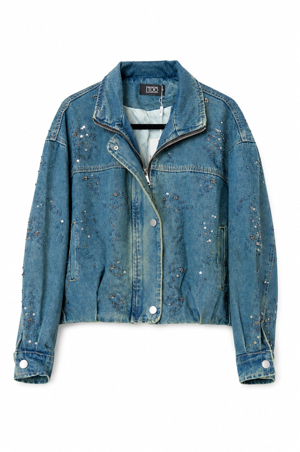 POP STAR BLING MOTO JACKET