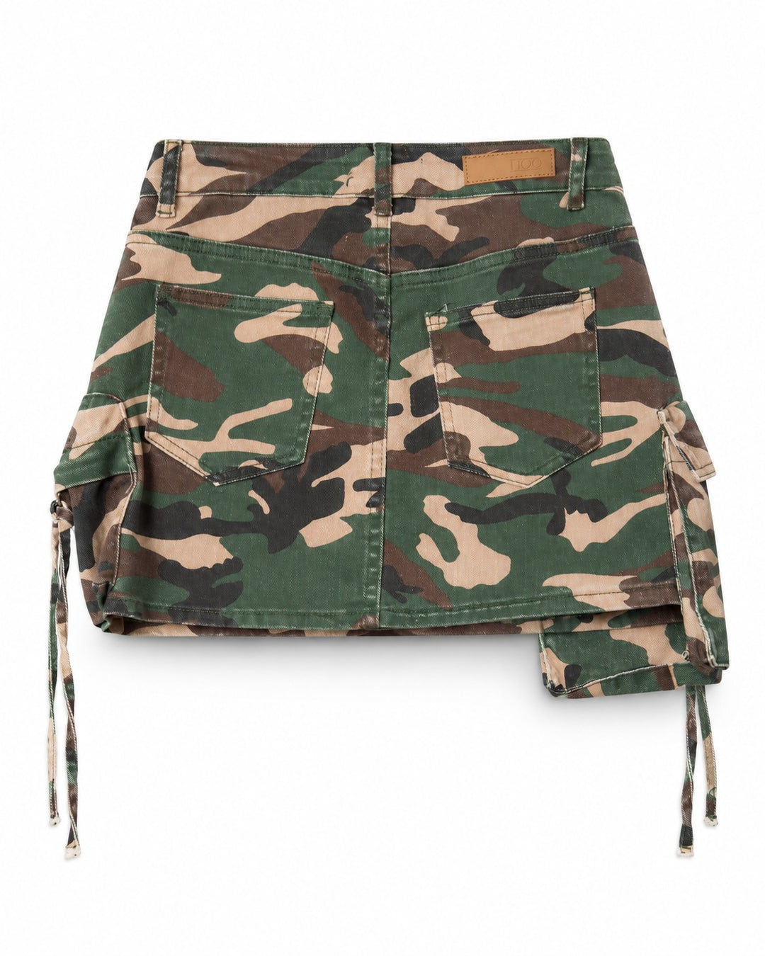 Camo spandex print skirt