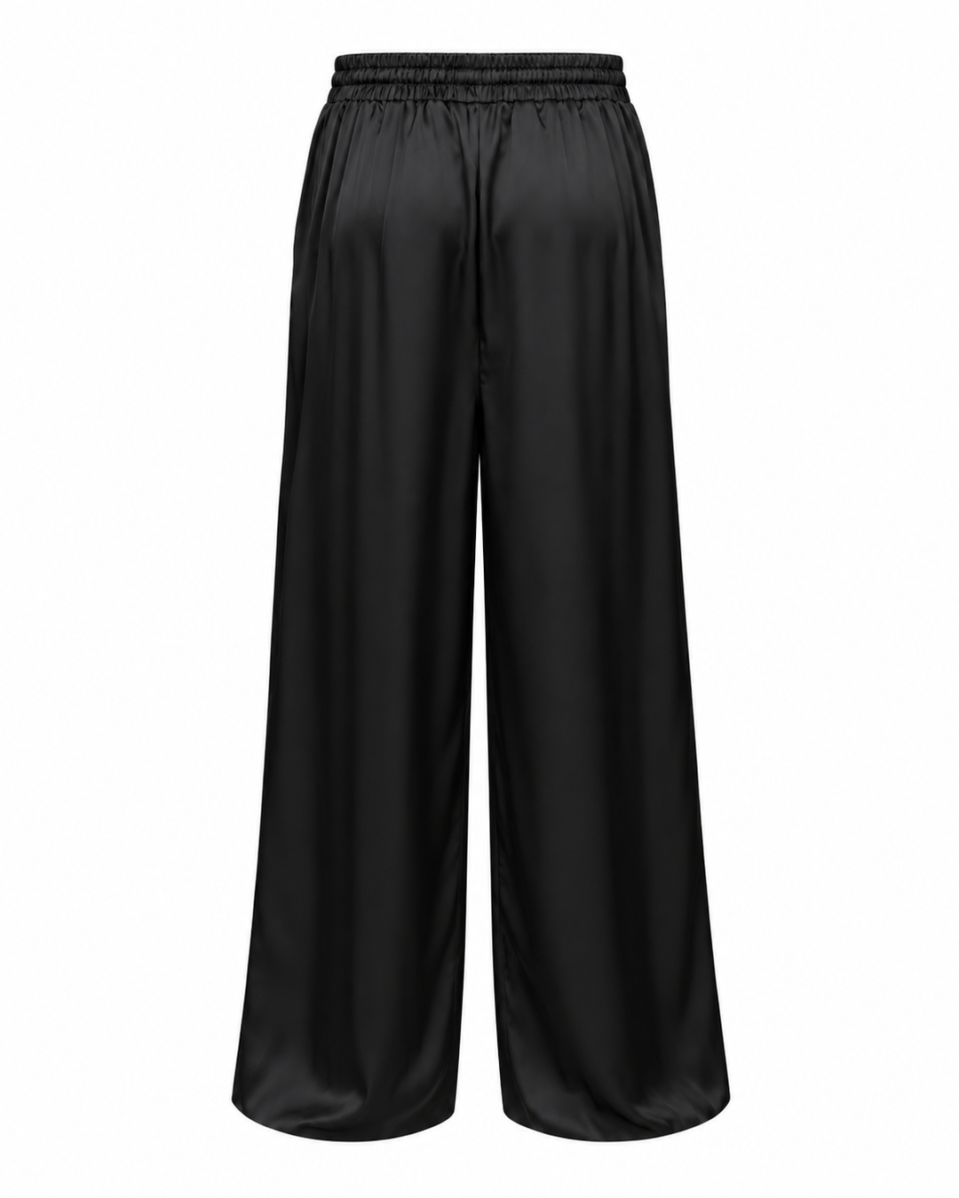 Luxe Satin Balloon Sleeve Two-Piece Set