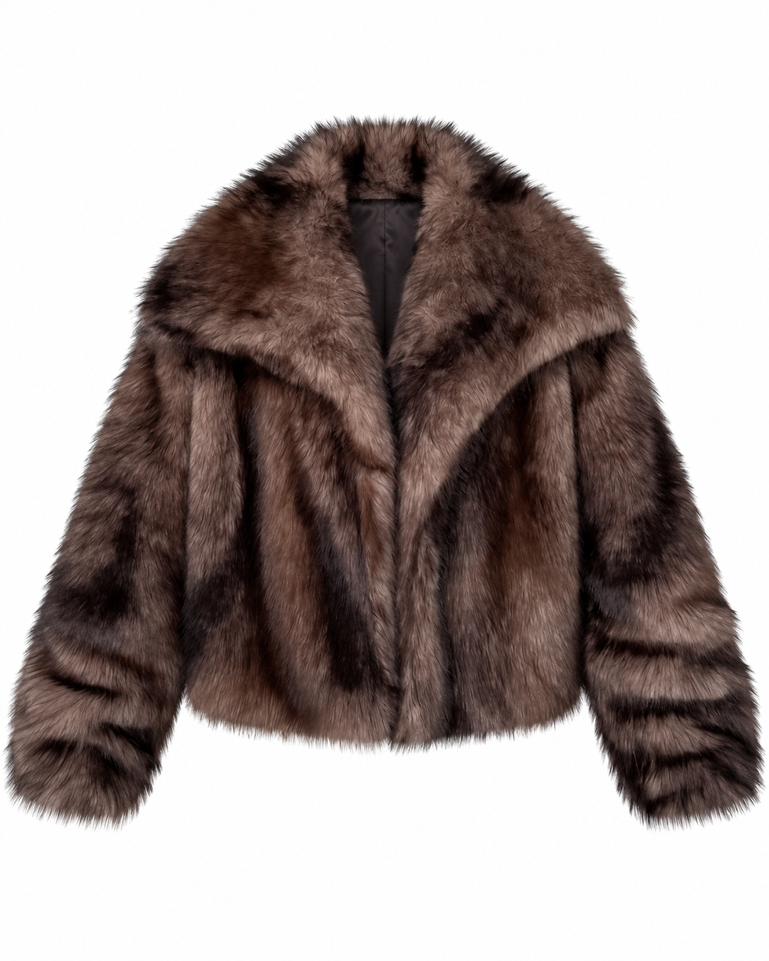 Luxe Shawl Collar Faux Fur Jacket
