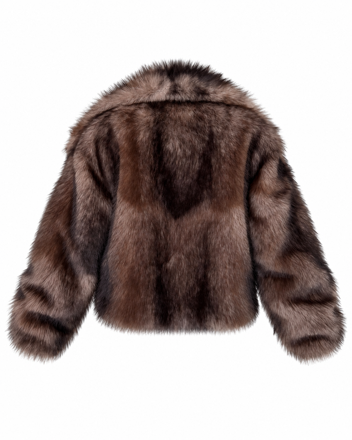 Luxe Shawl Collar Faux Fur Jacket