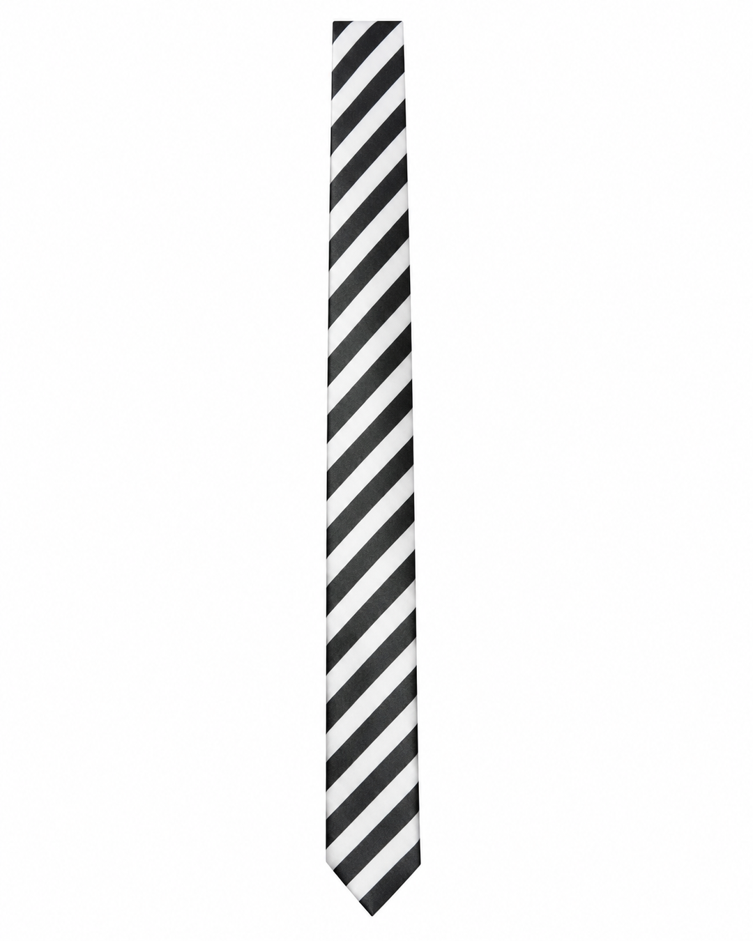 Pinstripe vest with tie detail