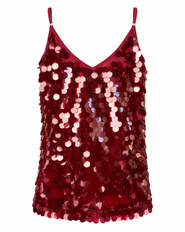 Sequin Cami Top with lining