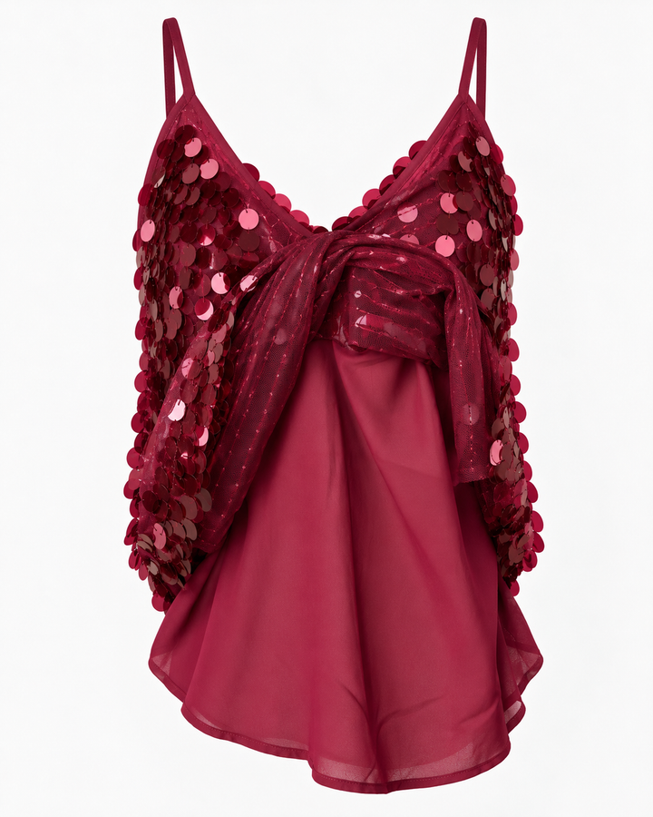 Sequin Cami Top with lining