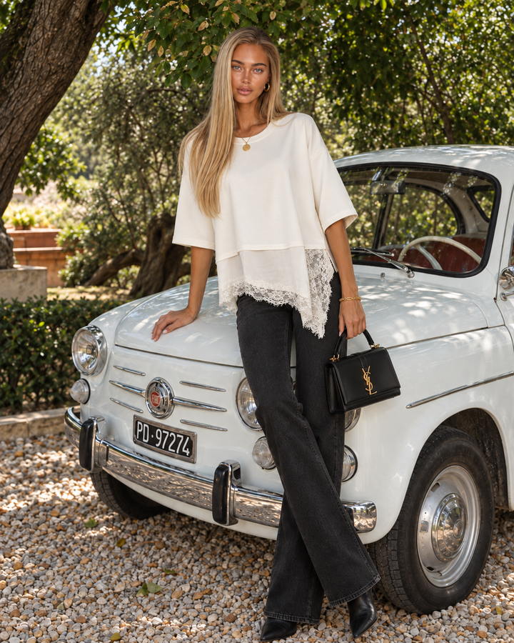 Romantic Vincenzo lace T-shirt