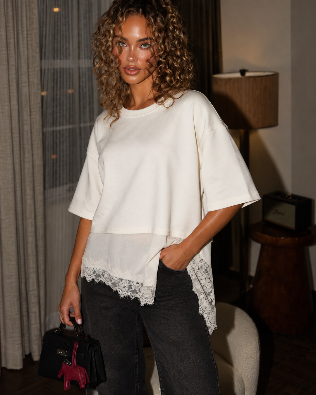 Romantic Vincenzo lace T-shirt