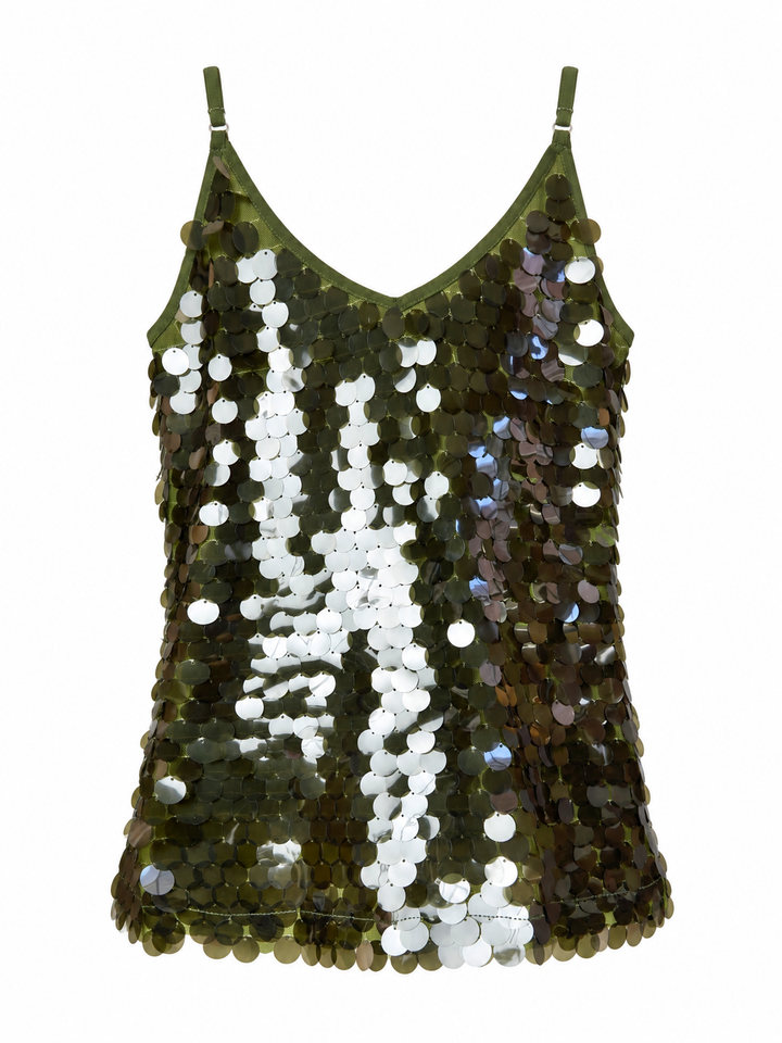 Sequin Cami Top with lining