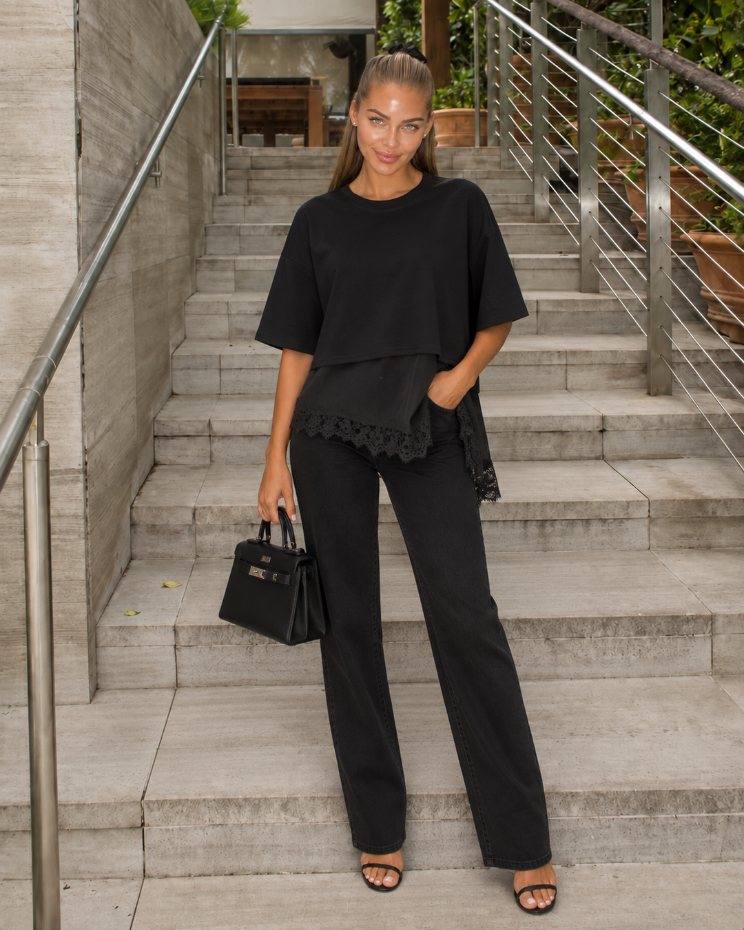 Romantic Vincenzo lace T-shirt