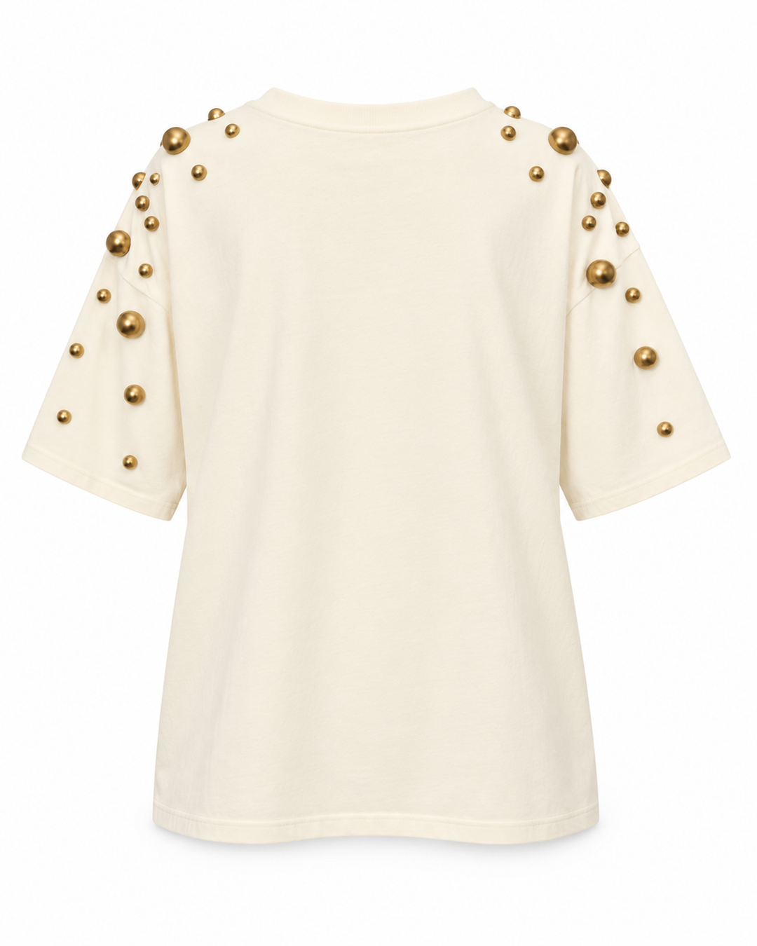 Gold Pearl Shoulder T-Shirt