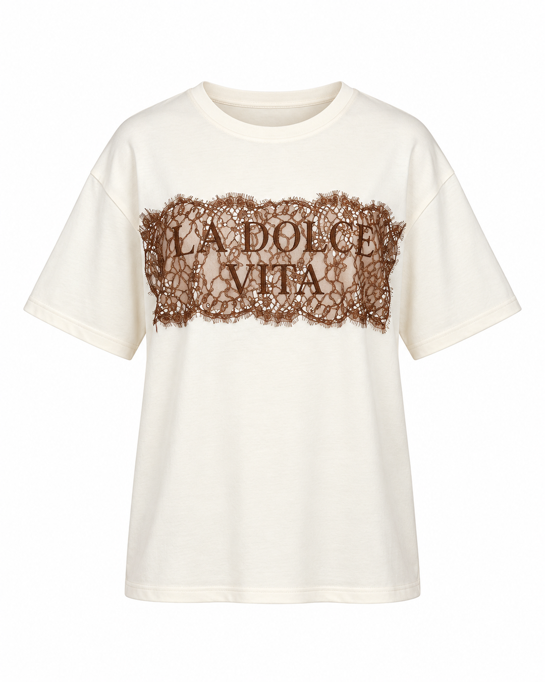 La Dolce Vita Lace Detail Tee