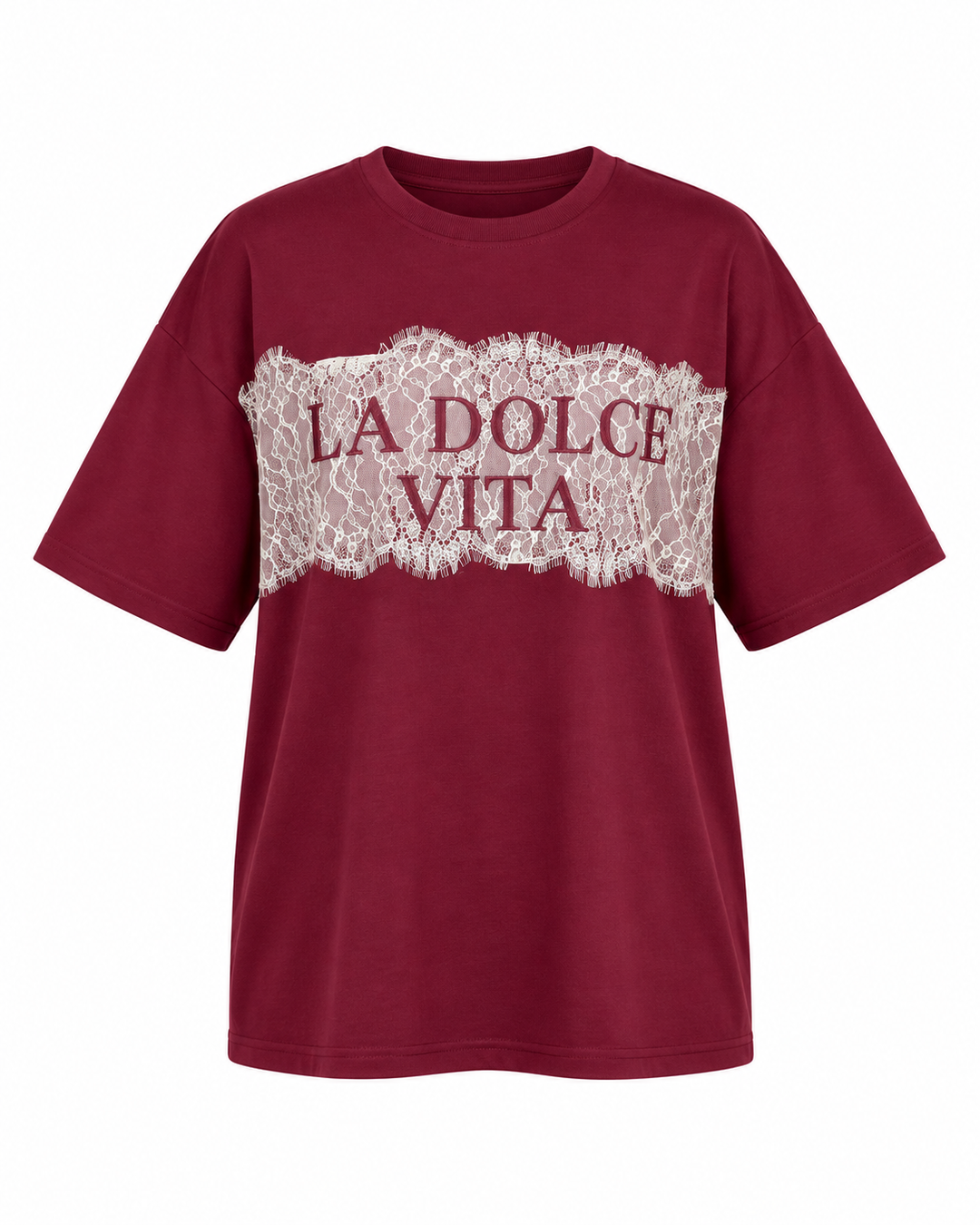 La Dolce Vita Lace Detail Tee