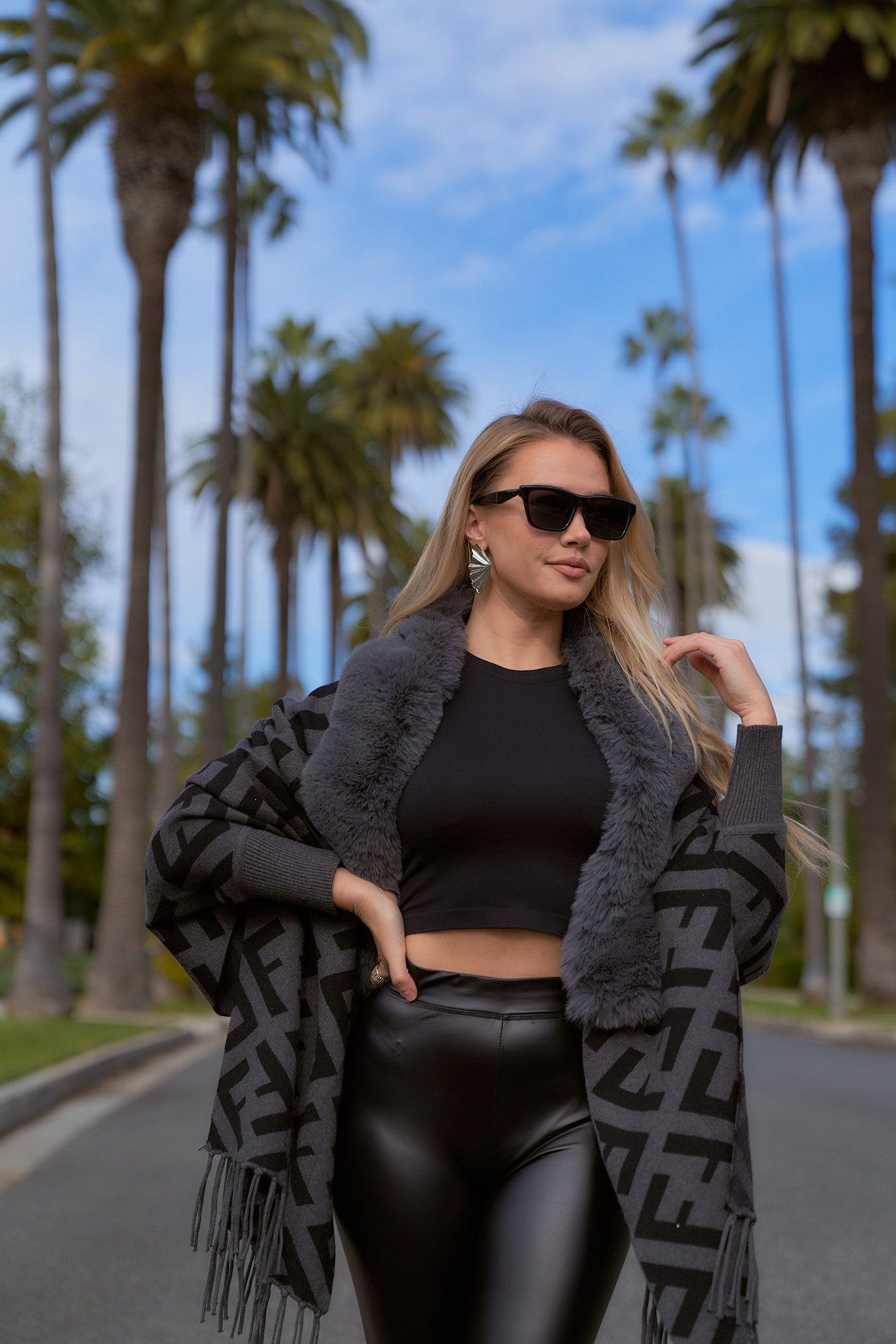 Printed Puffy Jacket – I Too Fashion