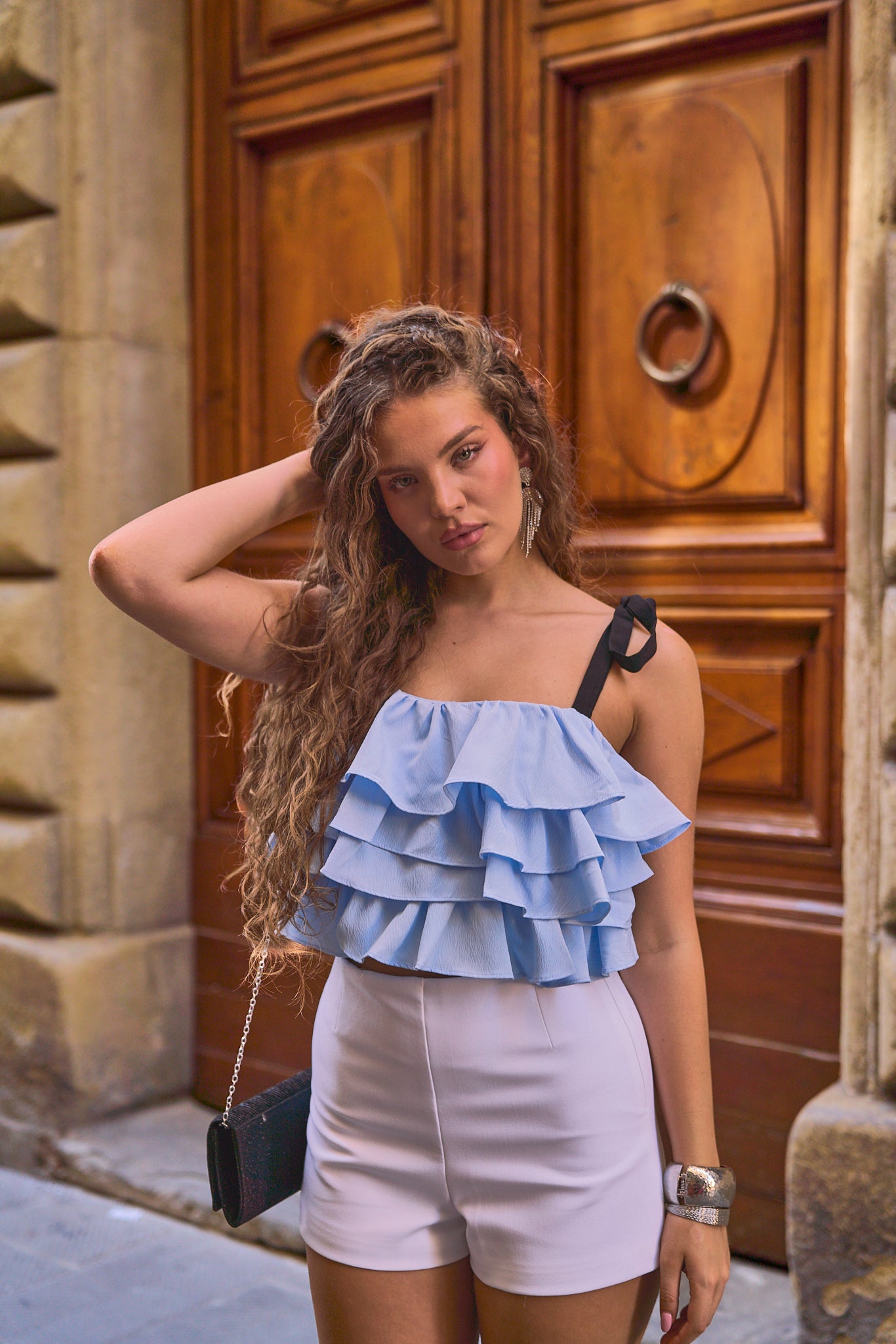 Martina Tiered Ruffle Top – I Too Fashion