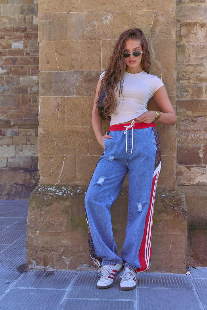 Lara Street Style Track Jeans