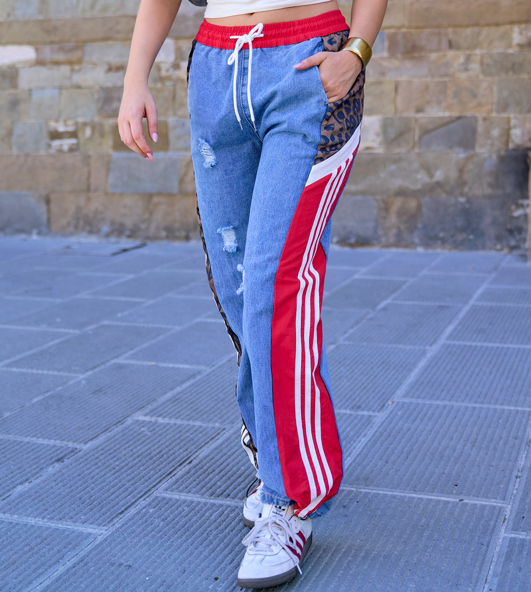 Lara Street Style Track Jeans
