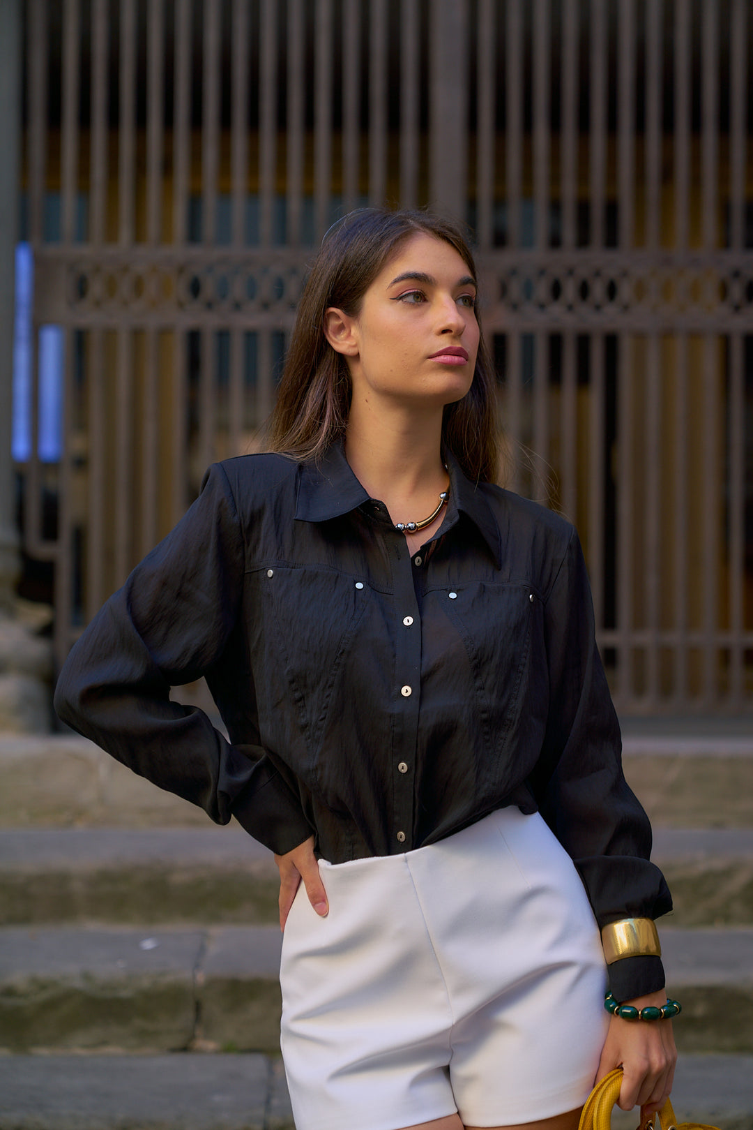 Nadia Classic Satin Blouse