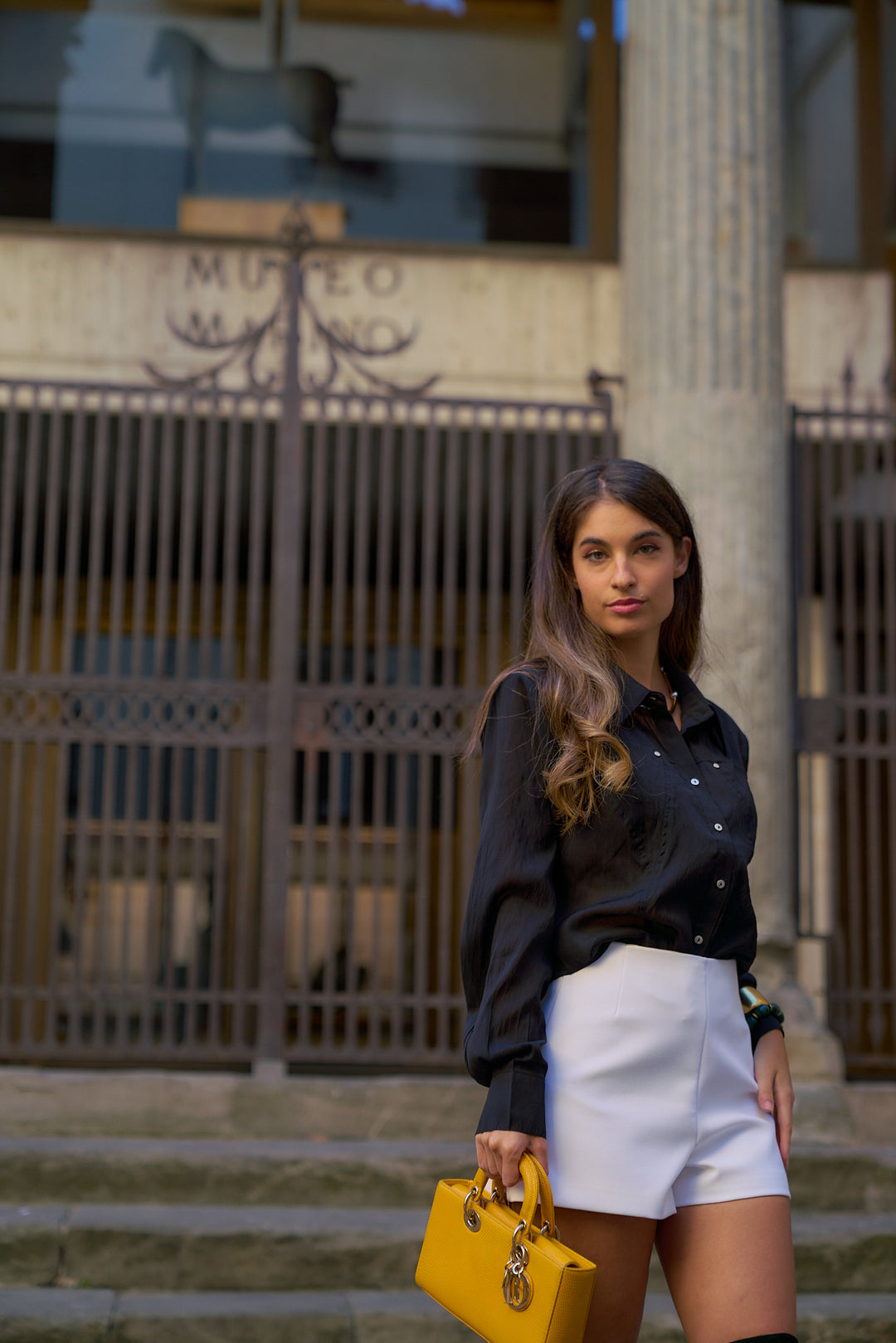 Nadia Classic Satin Blouse
