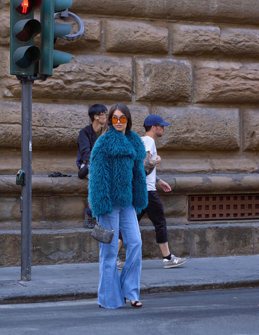 Alessia Curly Luxe Fur Coat