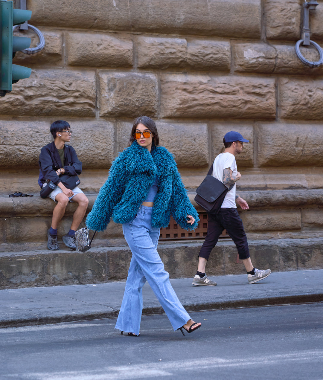 Alessia Curly Luxe Fur Coat