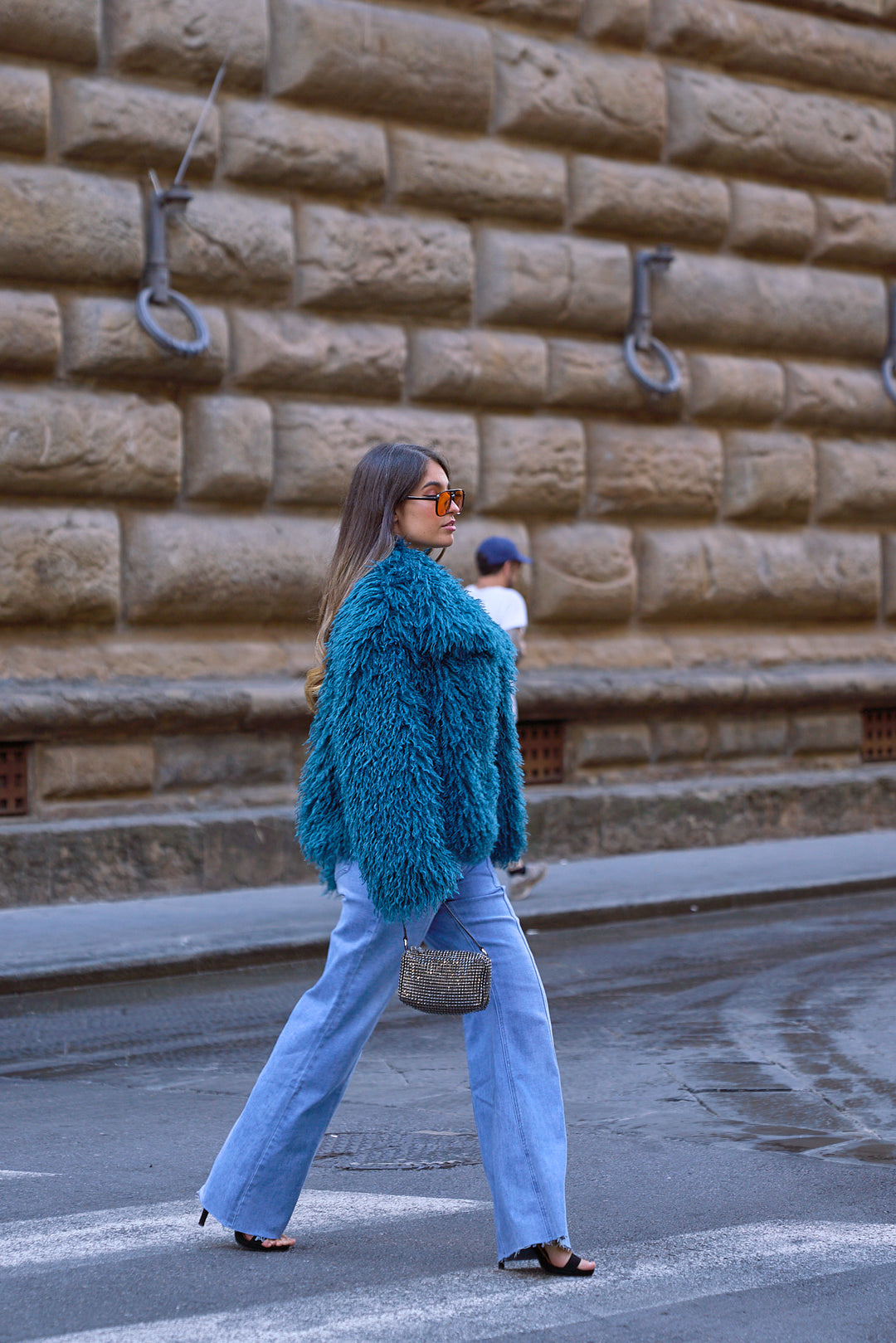 Alessia Curly Luxe Fur Coat