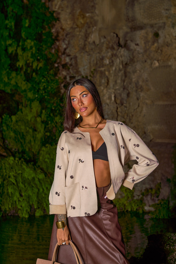 Isabella Floral Accent Blazer