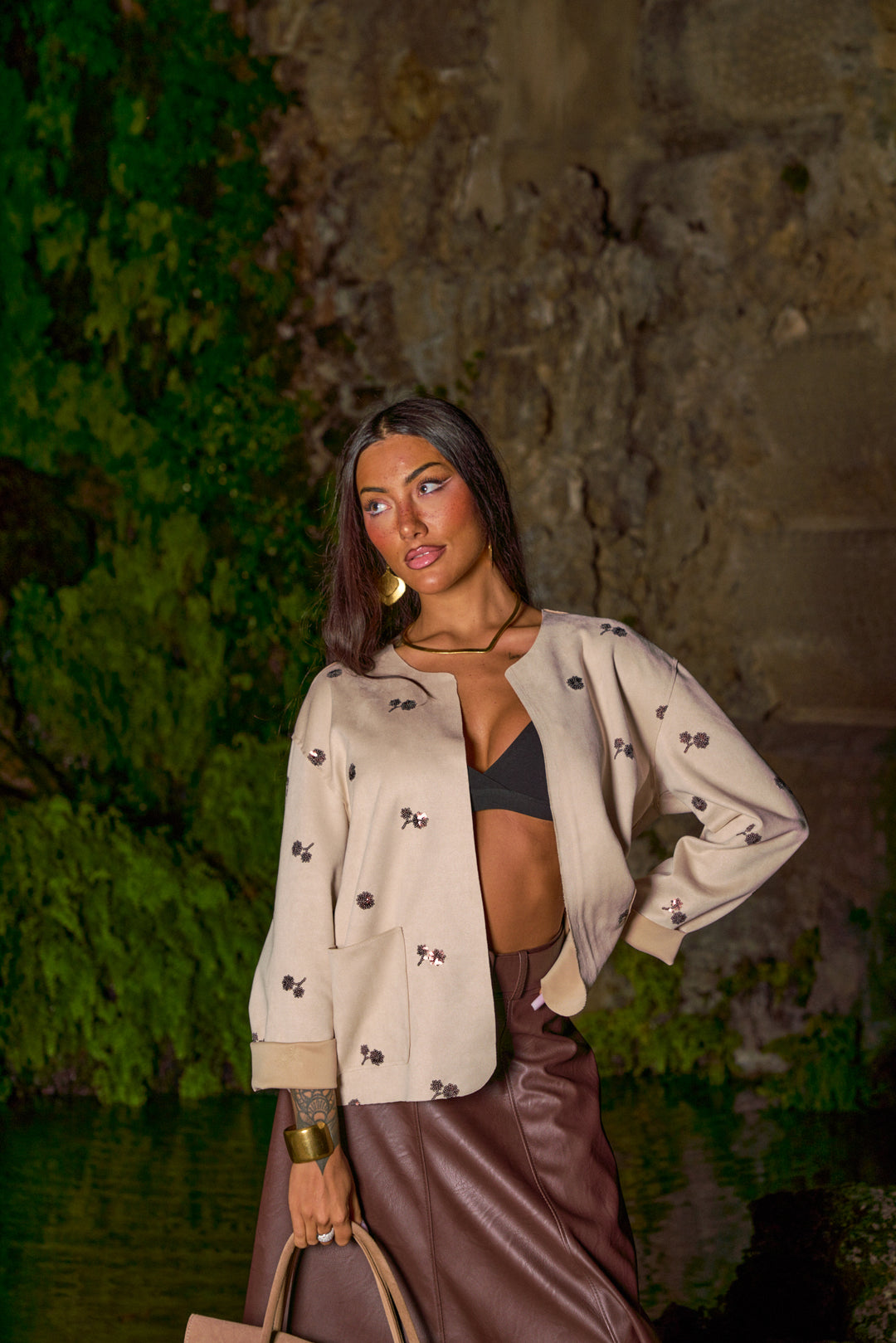 Isabella Floral Accent Blazer