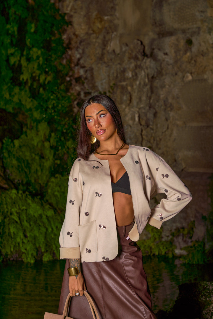 Isabella Floral Accent Blazer