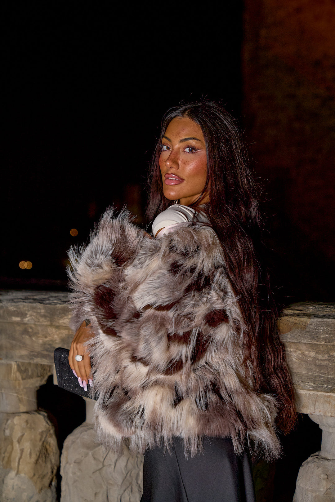 Amara Luxe Faux Fur Coat