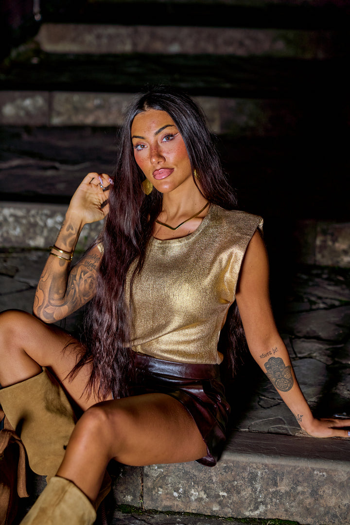 Body metálico acolchado