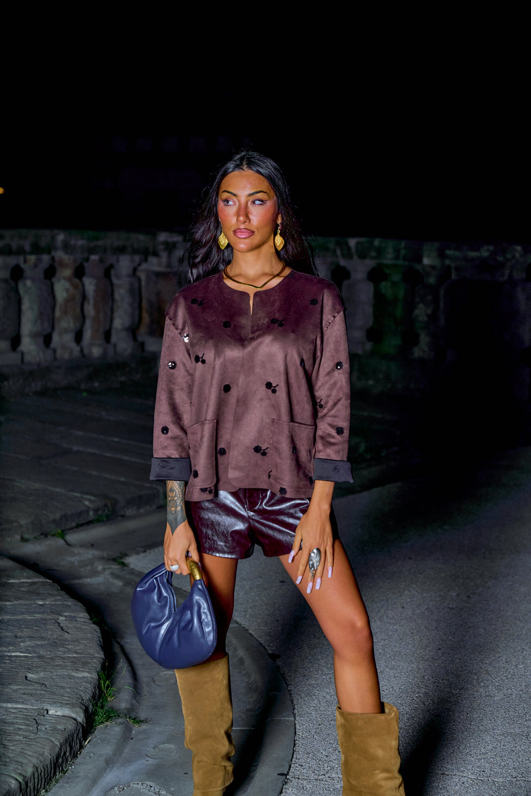 Isabella Floral Accent Blazer