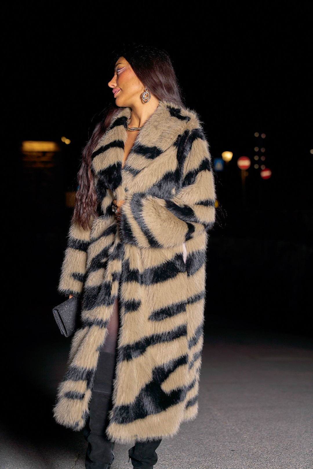 Léna Luxe Full-Length Fur Coat