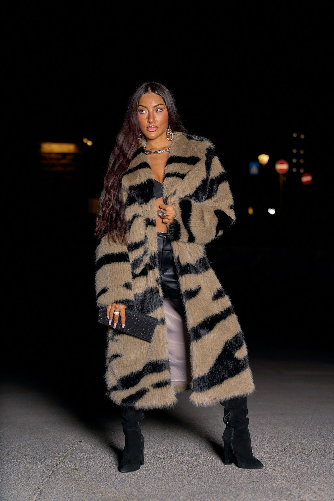 Léna Luxe Full-Length Fur Coat